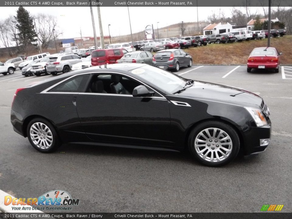2011 Cadillac CTS 4 AWD Coupe Black Raven / Ebony Photo #7