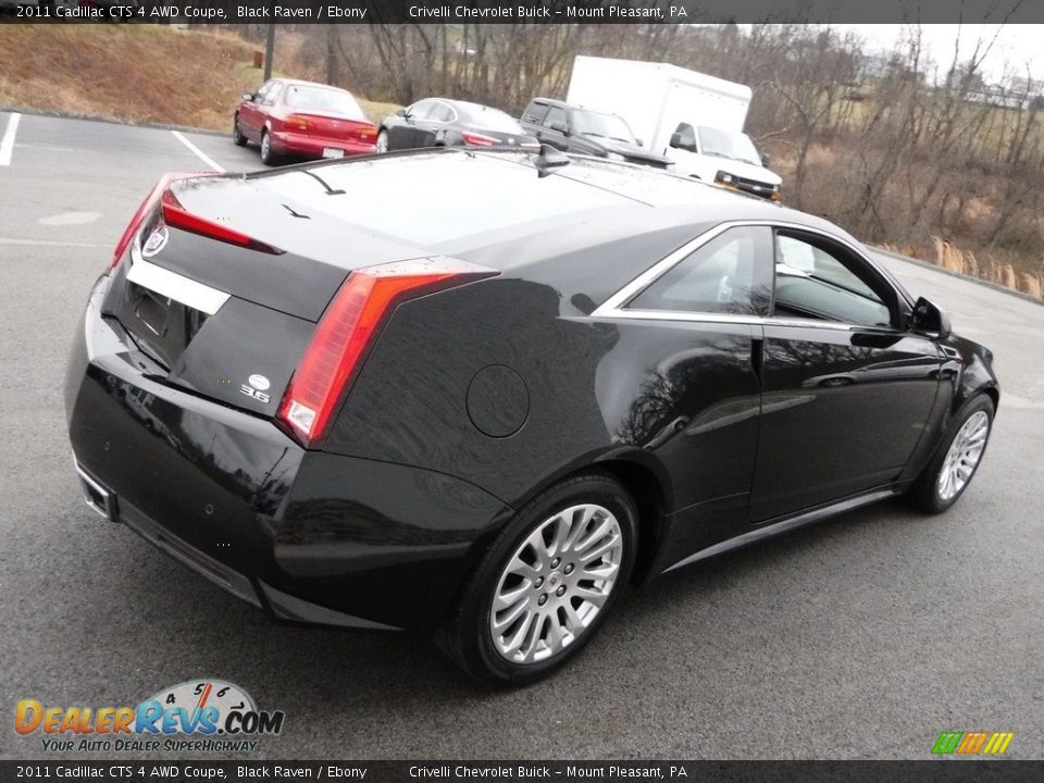 2011 Cadillac CTS 4 AWD Coupe Black Raven / Ebony Photo #8