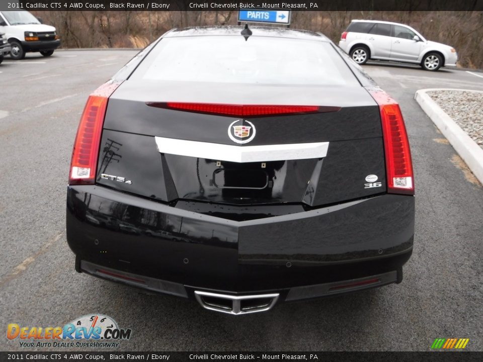 2011 Cadillac CTS 4 AWD Coupe Black Raven / Ebony Photo #9