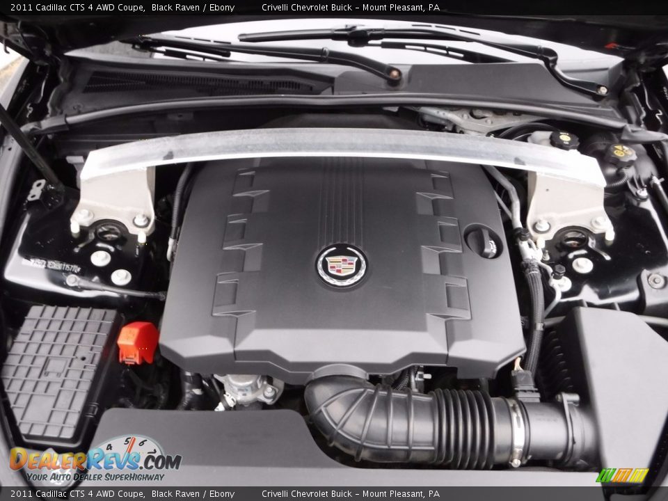 2011 Cadillac CTS 4 AWD Coupe Black Raven / Ebony Photo #12