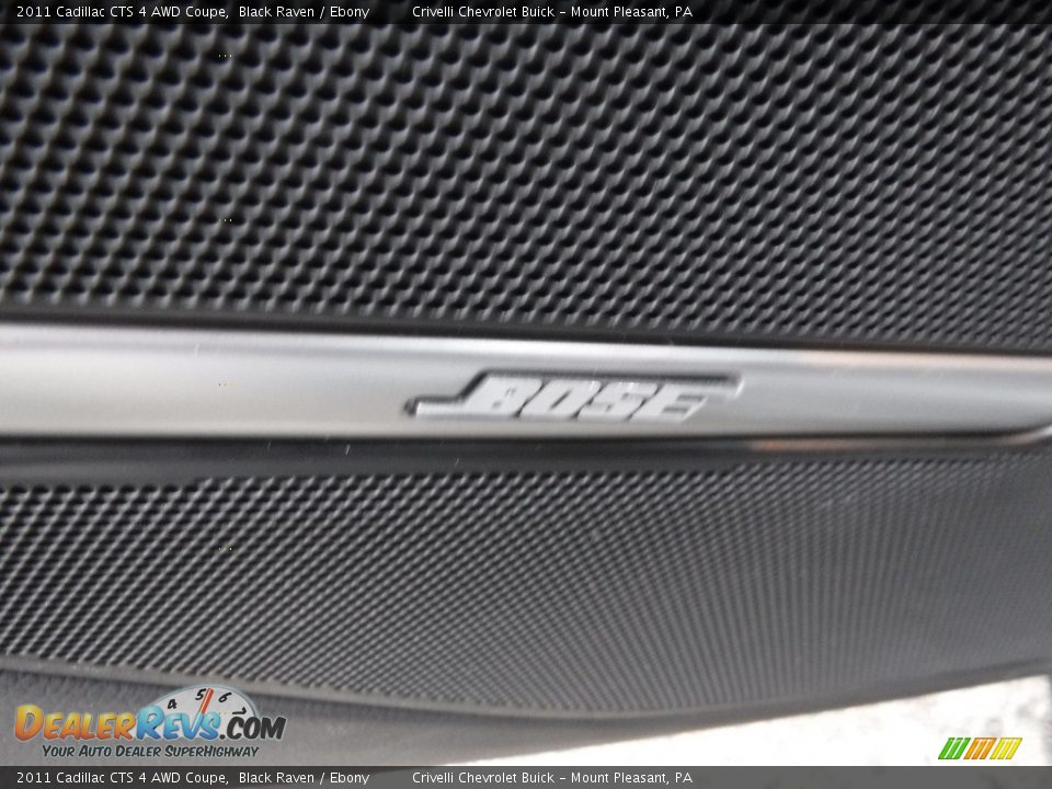 2011 Cadillac CTS 4 AWD Coupe Black Raven / Ebony Photo #14