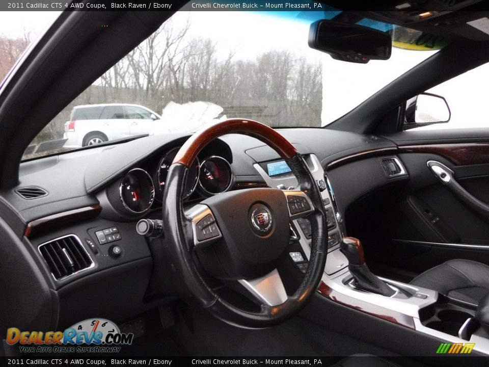 2011 Cadillac CTS 4 AWD Coupe Black Raven / Ebony Photo #15