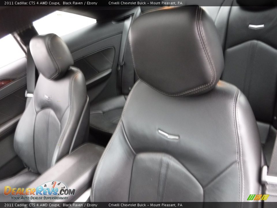 2011 Cadillac CTS 4 AWD Coupe Black Raven / Ebony Photo #17