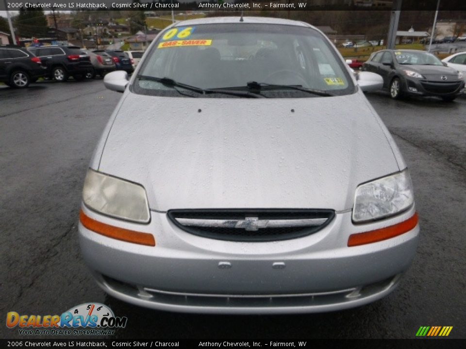 2006 Chevrolet Aveo LS Hatchback Cosmic Silver / Charcoal Photo #12