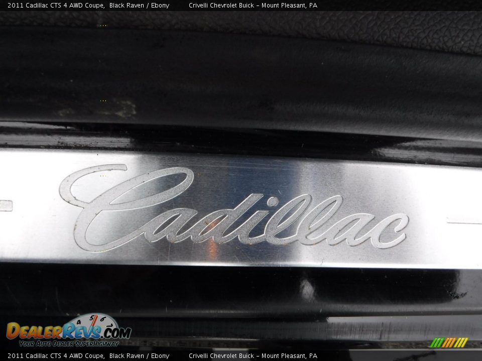 2011 Cadillac CTS 4 AWD Coupe Black Raven / Ebony Photo #19