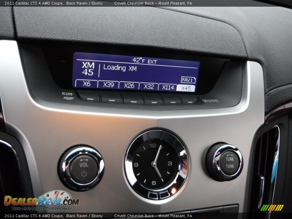 2011 Cadillac CTS 4 AWD Coupe Black Raven / Ebony Photo #21