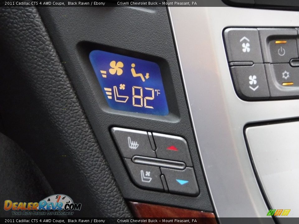 2011 Cadillac CTS 4 AWD Coupe Black Raven / Ebony Photo #23