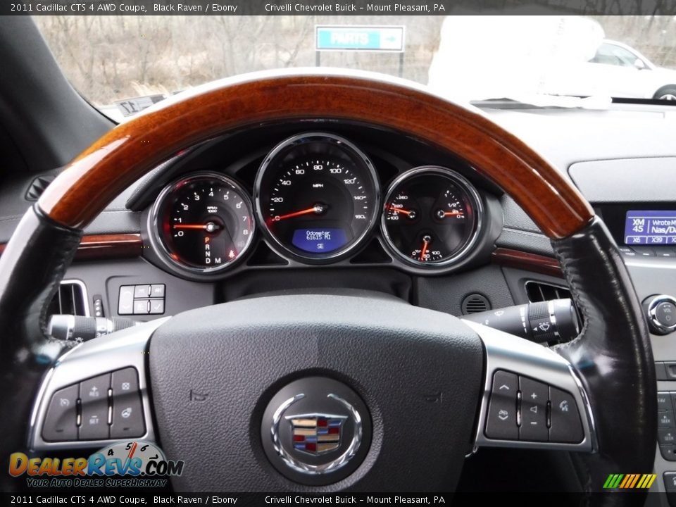 2011 Cadillac CTS 4 AWD Coupe Black Raven / Ebony Photo #28