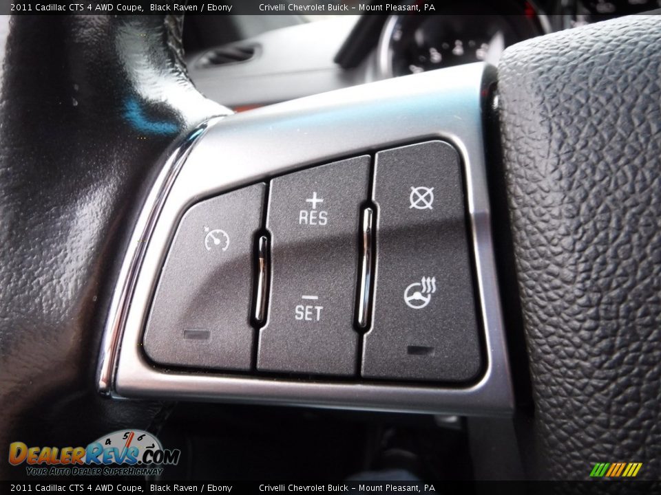 2011 Cadillac CTS 4 AWD Coupe Black Raven / Ebony Photo #29