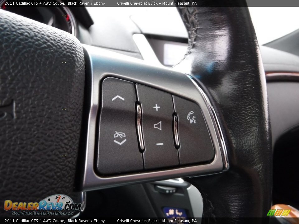 2011 Cadillac CTS 4 AWD Coupe Black Raven / Ebony Photo #30