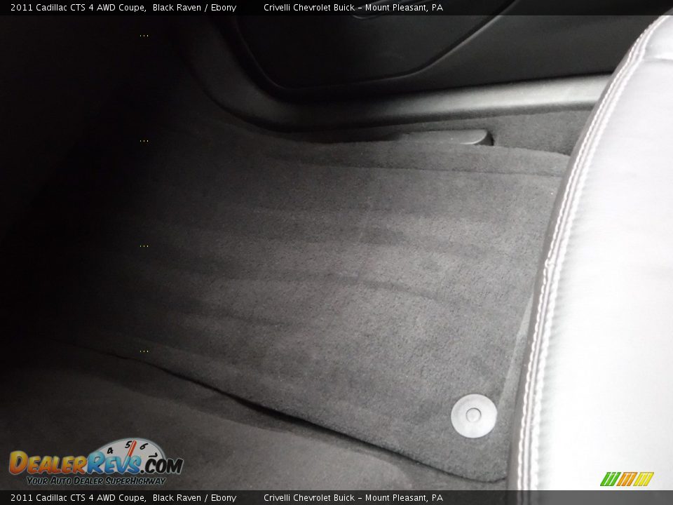 2011 Cadillac CTS 4 AWD Coupe Black Raven / Ebony Photo #31