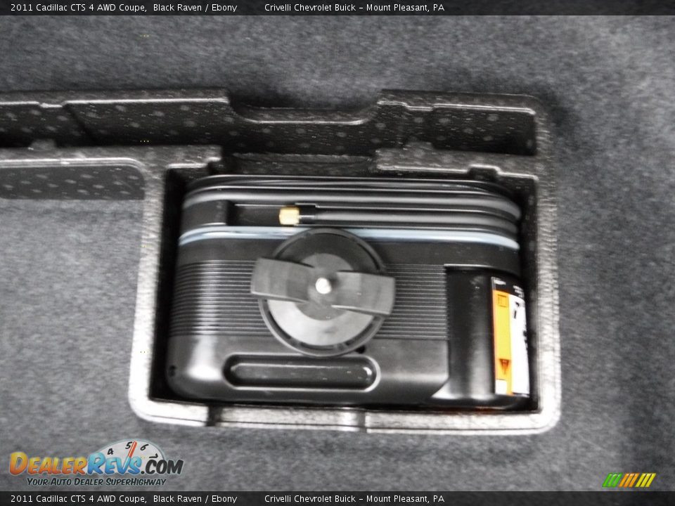 2011 Cadillac CTS 4 AWD Coupe Black Raven / Ebony Photo #34