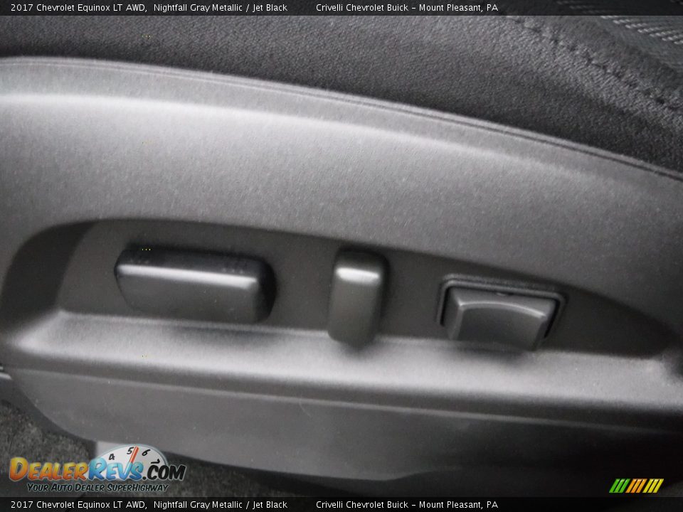 2017 Chevrolet Equinox LT AWD Nightfall Gray Metallic / Jet Black Photo #15