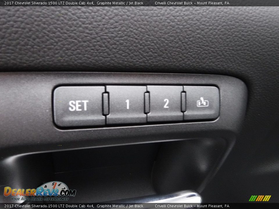 2017 Chevrolet Silverado 1500 LTZ Double Cab 4x4 Graphite Metallic / Jet Black Photo #13