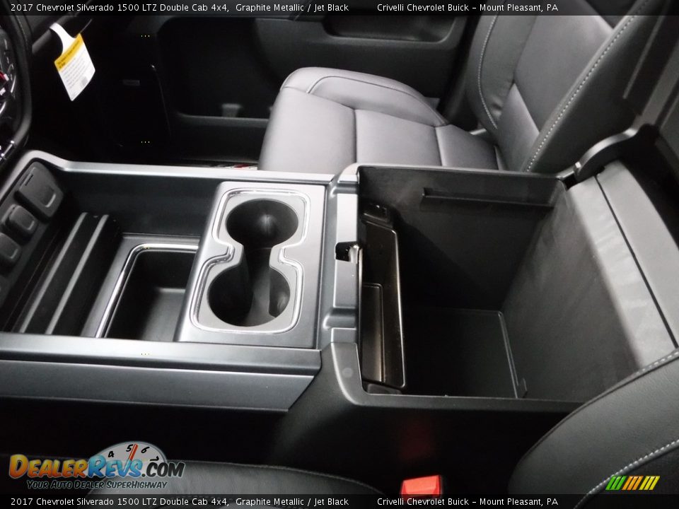 2017 Chevrolet Silverado 1500 LTZ Double Cab 4x4 Graphite Metallic / Jet Black Photo #22