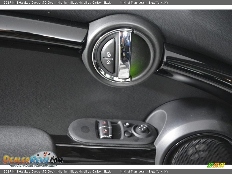2017 Mini Hardtop Cooper S 2 Door Midnight Black Metallic / Carbon Black Photo #7