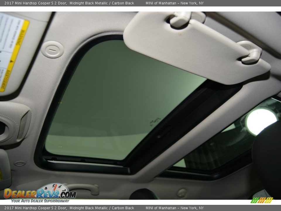 2017 Mini Hardtop Cooper S 2 Door Midnight Black Metallic / Carbon Black Photo #9