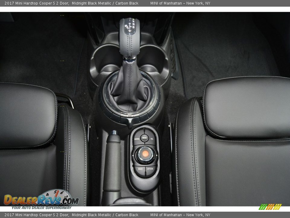 2017 Mini Hardtop Cooper S 2 Door Midnight Black Metallic / Carbon Black Photo #16