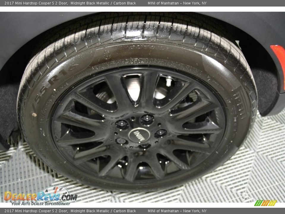 2017 Mini Hardtop Cooper S 2 Door Midnight Black Metallic / Carbon Black Photo #18