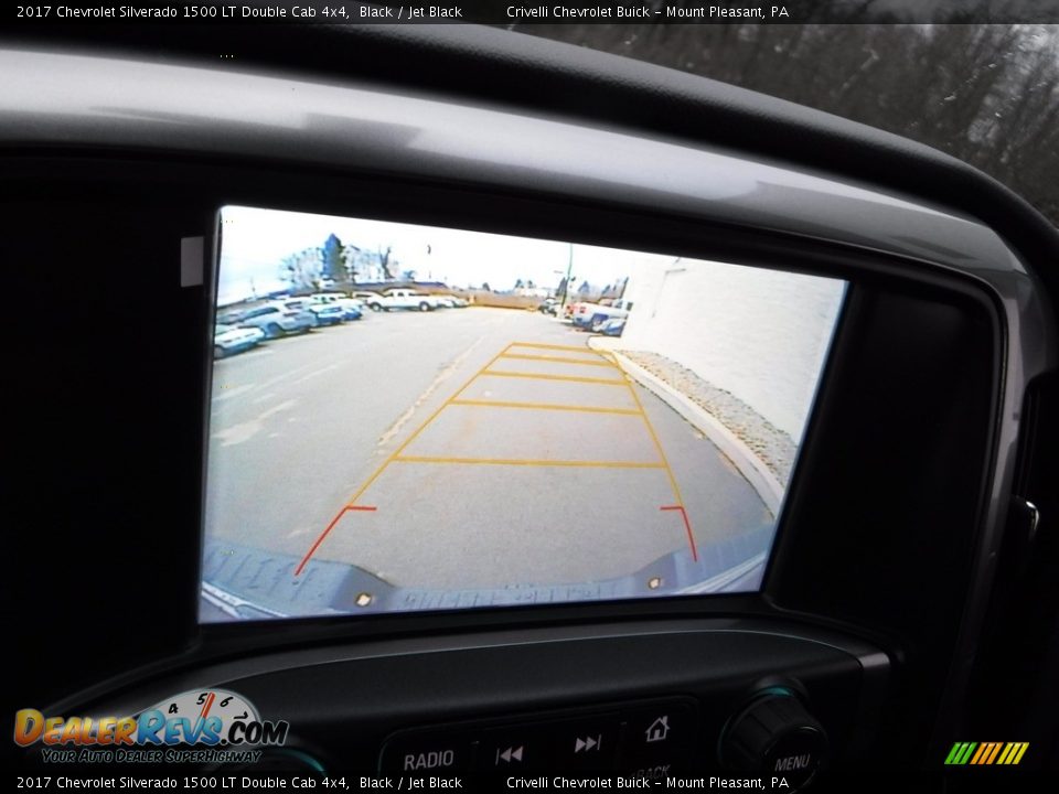 2017 Chevrolet Silverado 1500 LT Double Cab 4x4 Black / Jet Black Photo #16