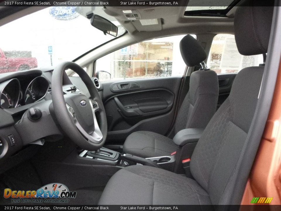 Front Seat of 2017 Ford Fiesta SE Sedan Photo #10