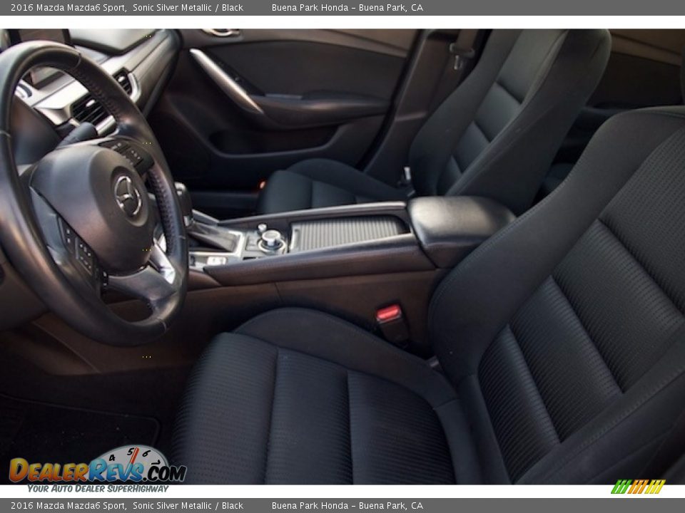 2016 Mazda Mazda6 Sport Sonic Silver Metallic / Black Photo #3