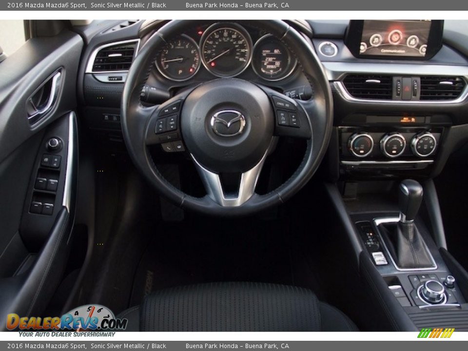 2016 Mazda Mazda6 Sport Sonic Silver Metallic / Black Photo #5