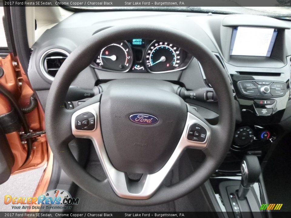 2017 Ford Fiesta SE Sedan Steering Wheel Photo #16