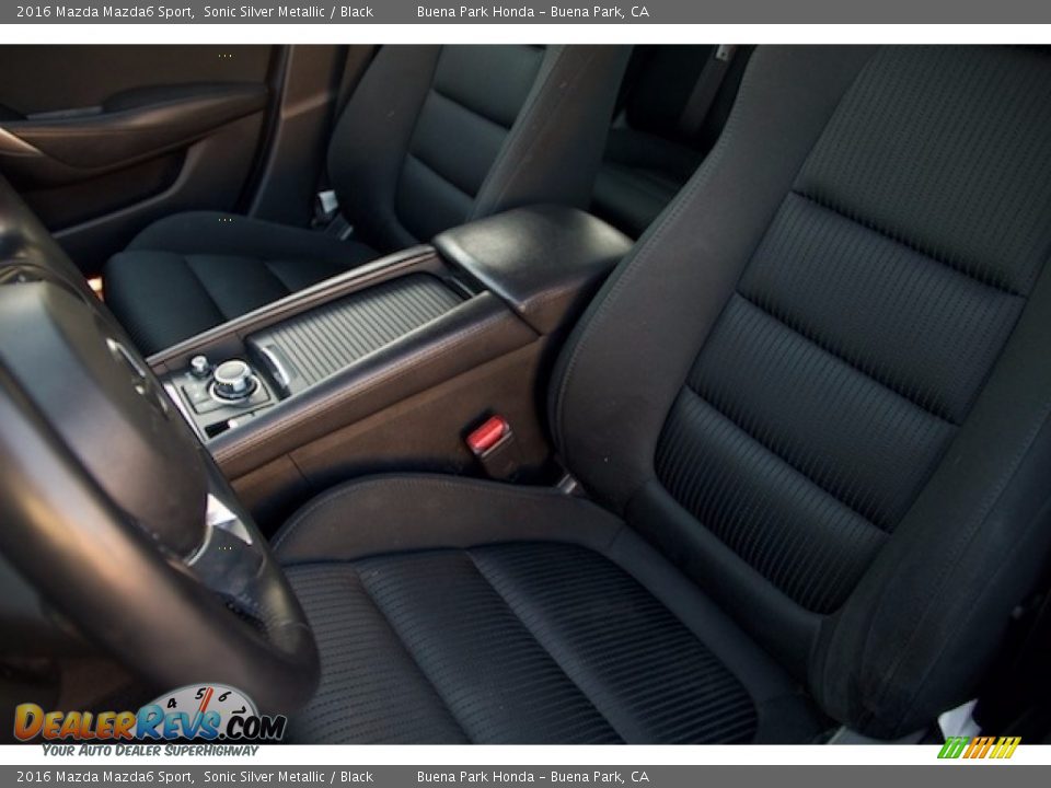 2016 Mazda Mazda6 Sport Sonic Silver Metallic / Black Photo #12