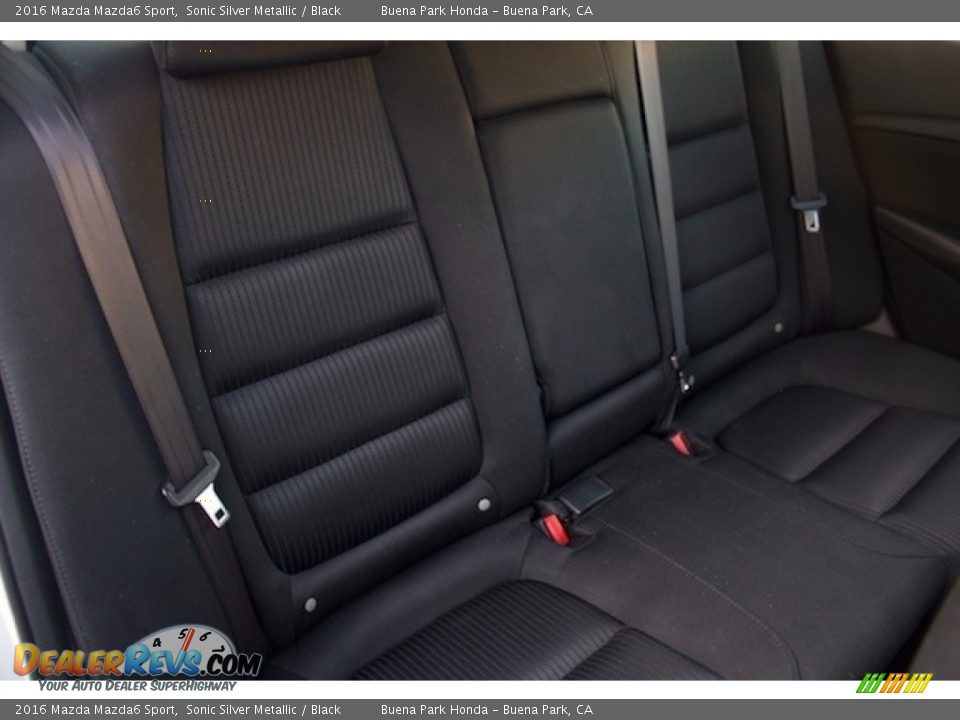 2016 Mazda Mazda6 Sport Sonic Silver Metallic / Black Photo #15