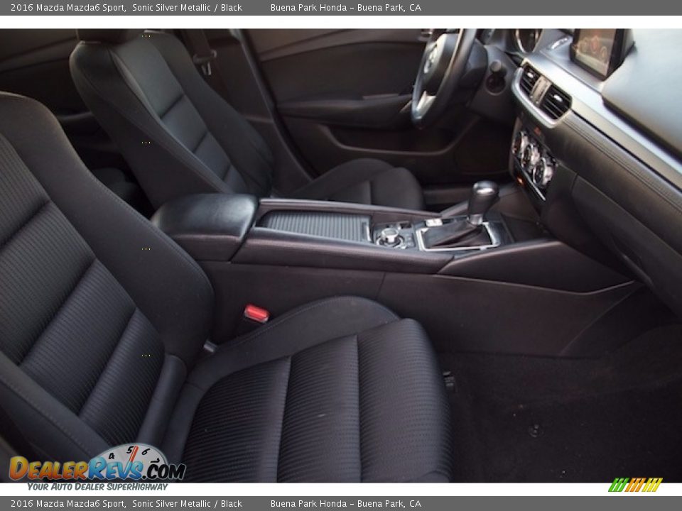 2016 Mazda Mazda6 Sport Sonic Silver Metallic / Black Photo #16