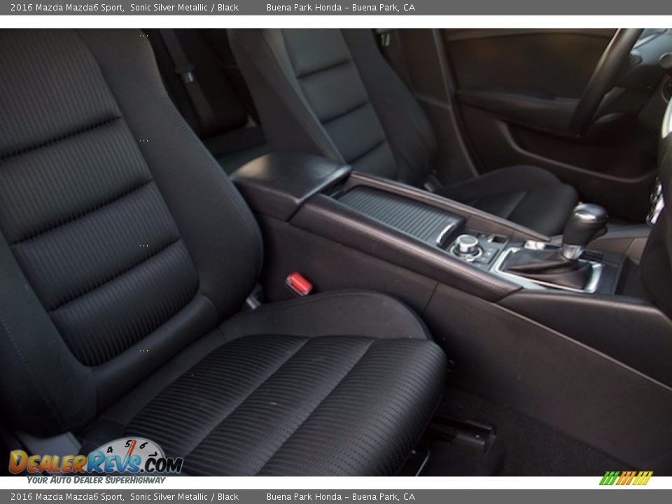 2016 Mazda Mazda6 Sport Sonic Silver Metallic / Black Photo #17