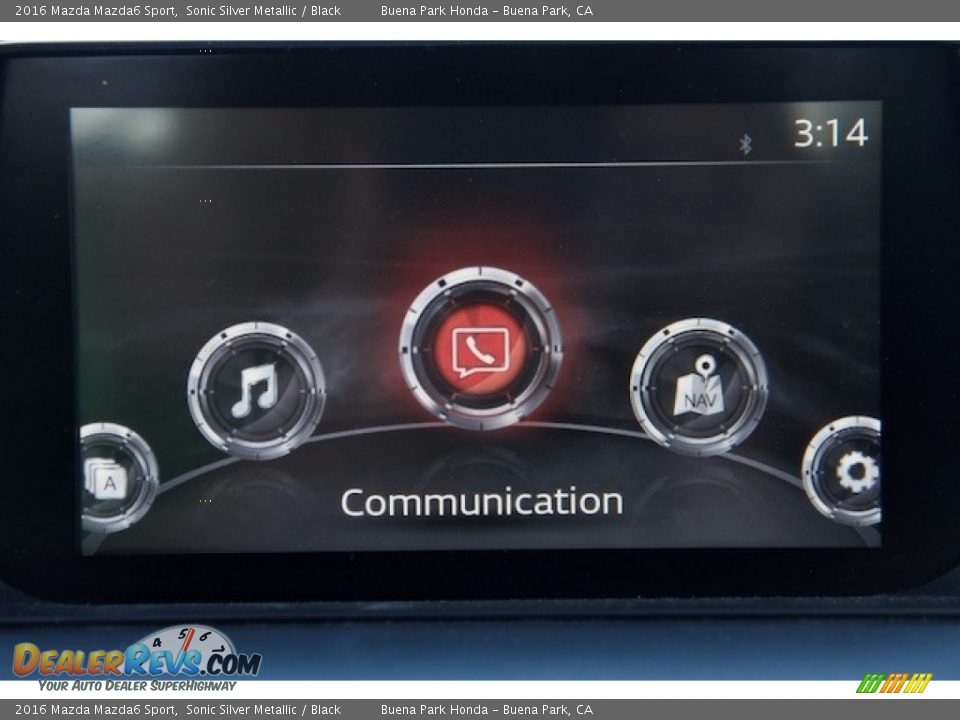 2016 Mazda Mazda6 Sport Sonic Silver Metallic / Black Photo #18