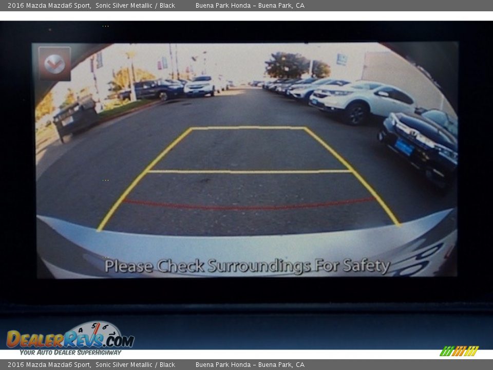 2016 Mazda Mazda6 Sport Sonic Silver Metallic / Black Photo #19