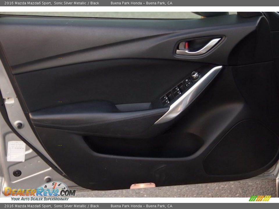 2016 Mazda Mazda6 Sport Sonic Silver Metallic / Black Photo #21
