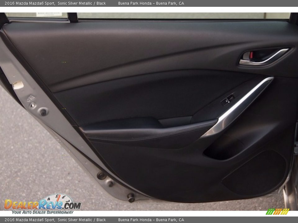 2016 Mazda Mazda6 Sport Sonic Silver Metallic / Black Photo #22