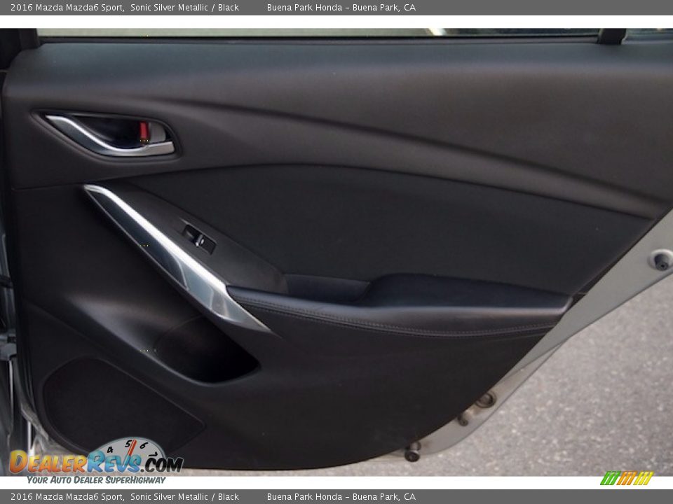 2016 Mazda Mazda6 Sport Sonic Silver Metallic / Black Photo #23