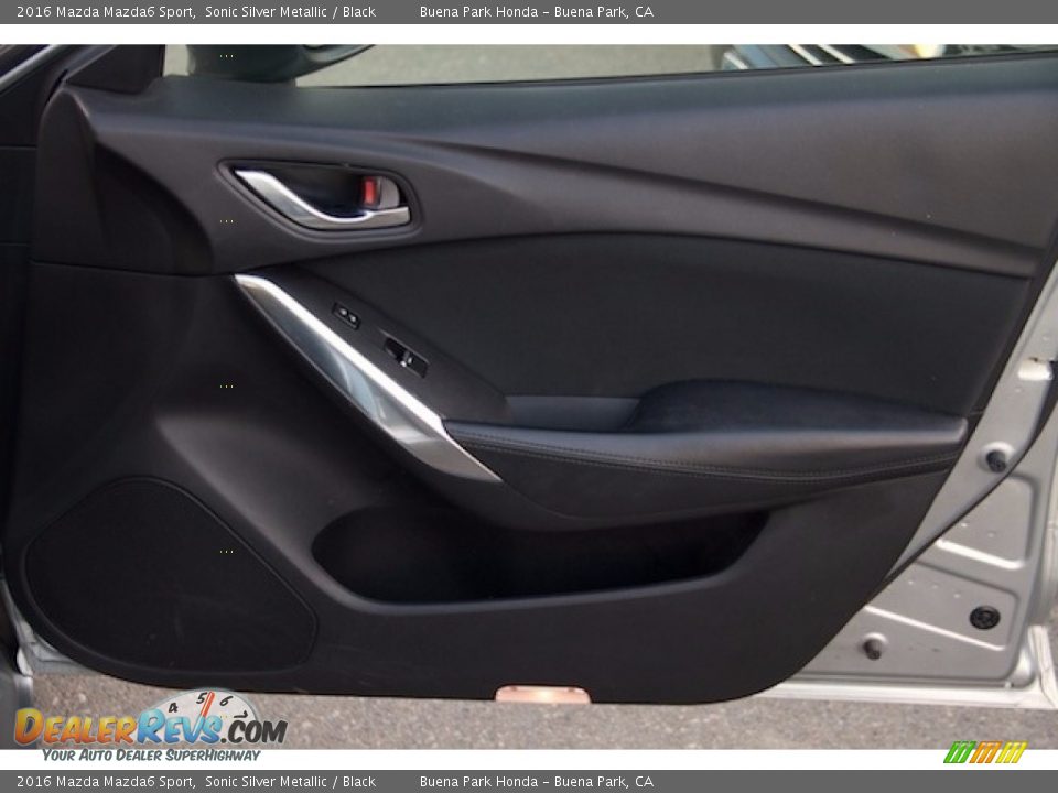 2016 Mazda Mazda6 Sport Sonic Silver Metallic / Black Photo #24