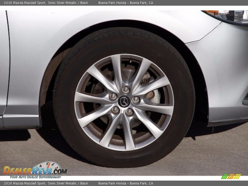 2016 Mazda Mazda6 Sport Sonic Silver Metallic / Black Photo #27