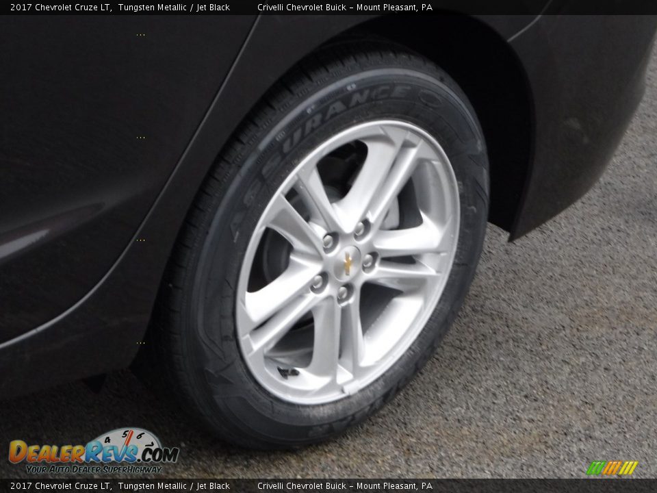 2017 Chevrolet Cruze LT Tungsten Metallic / Jet Black Photo #3