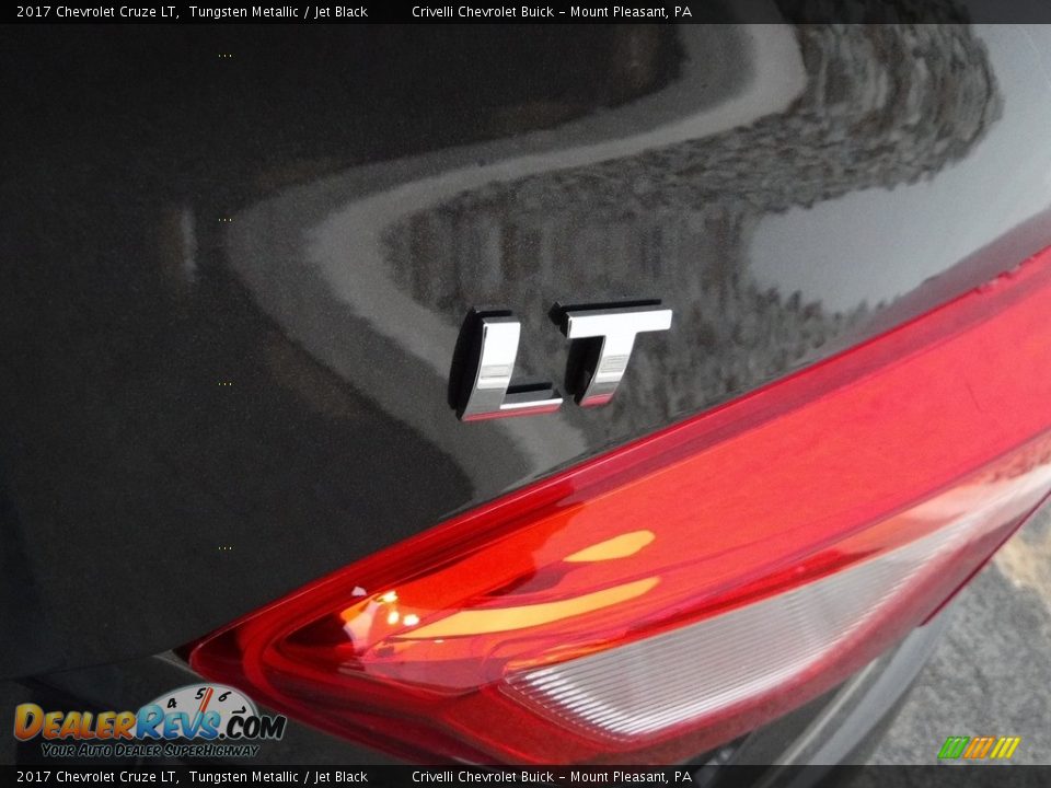 2017 Chevrolet Cruze LT Tungsten Metallic / Jet Black Photo #7