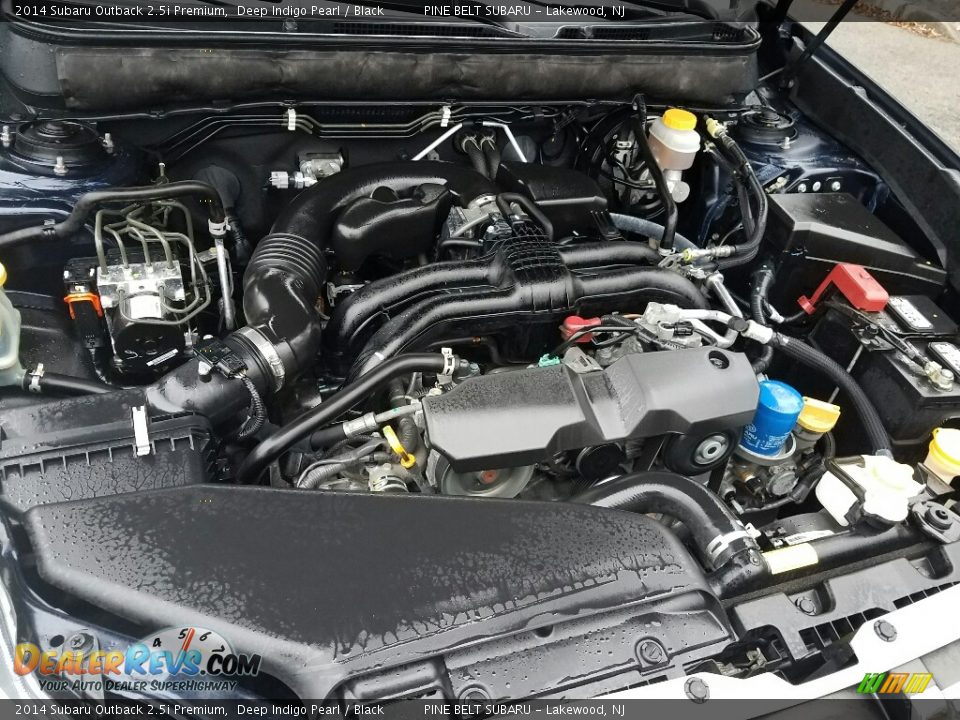 2014 Subaru Outback 2.5i Premium Deep Indigo Pearl / Black Photo #23