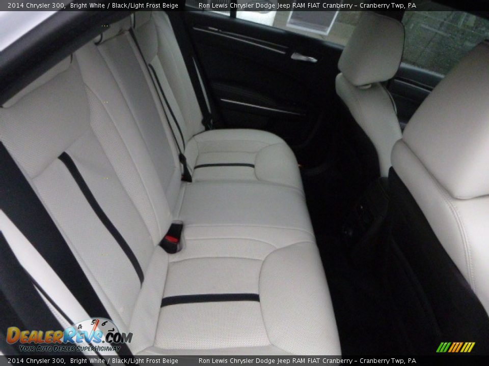 2014 Chrysler 300 Bright White / Black/Light Frost Beige Photo #4