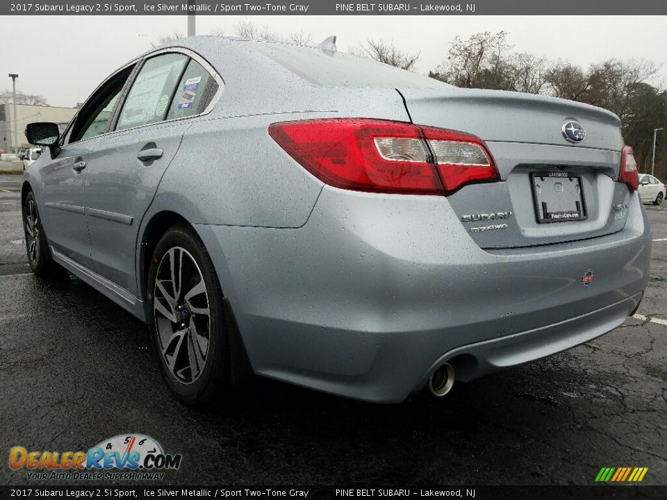 2017 Subaru Legacy 2.5i Sport Ice Silver Metallic / Sport Two-Tone Gray Photo #4