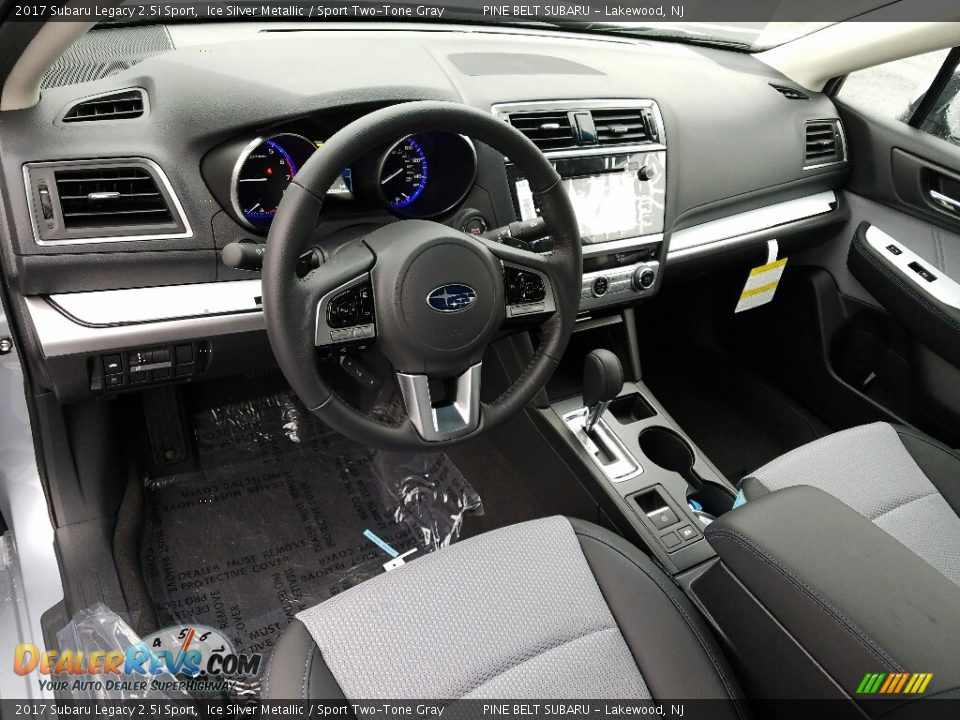 Sport Two-Tone Gray Interior - 2017 Subaru Legacy 2.5i Sport Photo #9