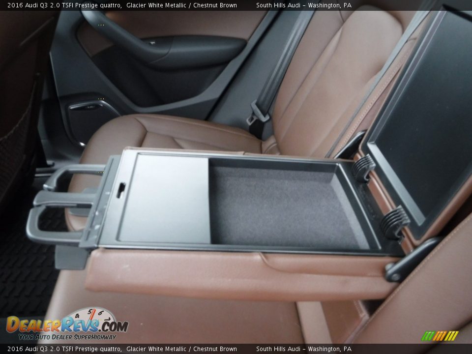 2016 Audi Q3 2.0 TSFI Prestige quattro Glacier White Metallic / Chestnut Brown Photo #35