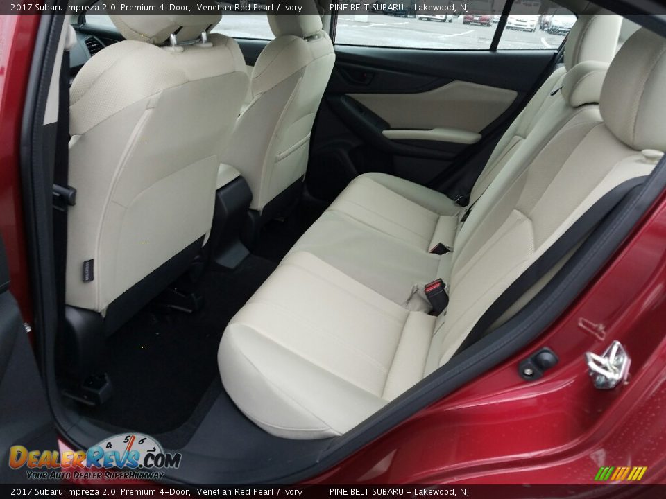 Rear Seat of 2017 Subaru Impreza 2.0i Premium 4-Door Photo #8