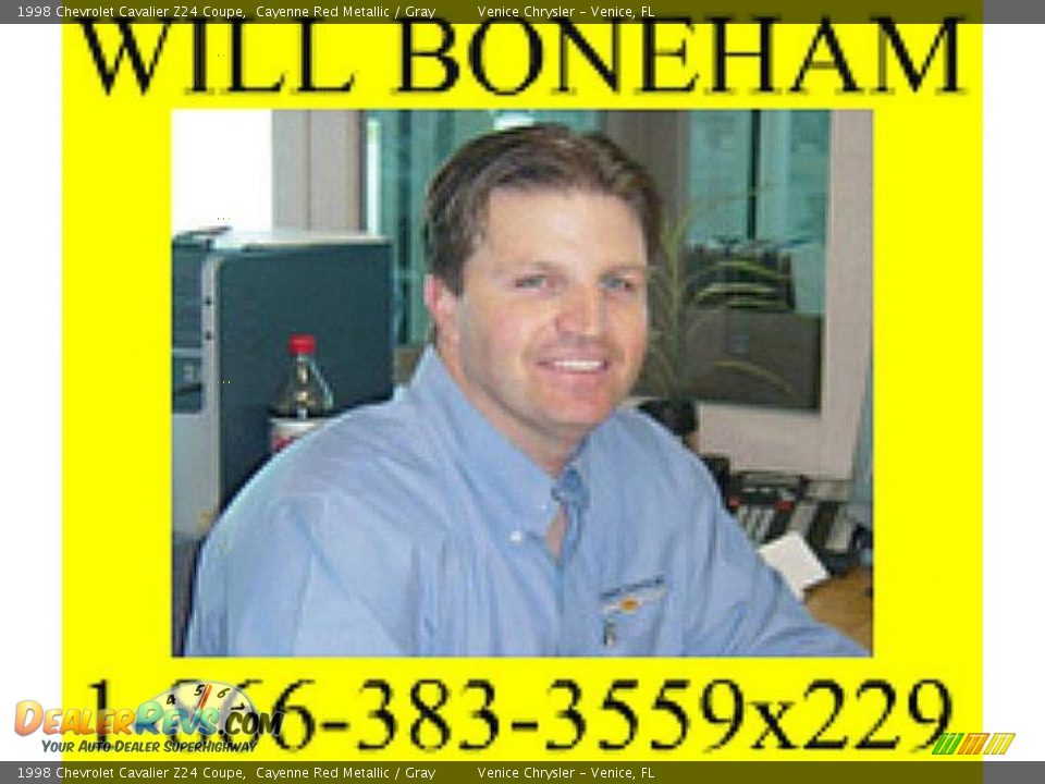 1998 Chevrolet Cavalier Z24 Coupe Cayenne Red Metallic / Gray Photo #27