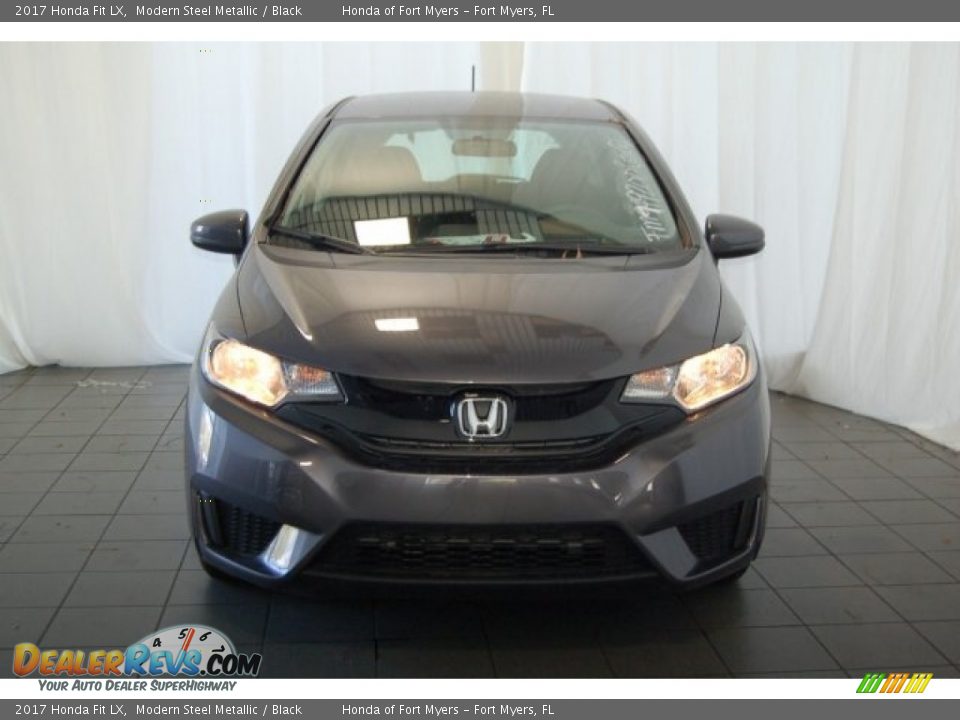 2017 Honda Fit LX Modern Steel Metallic / Black Photo #3