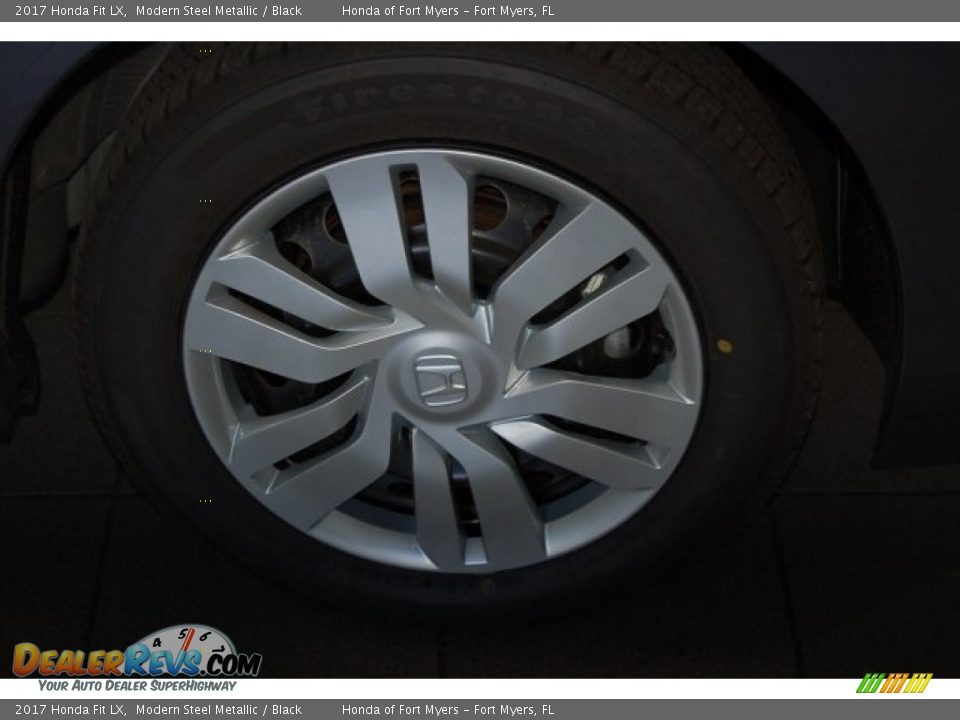 2017 Honda Fit LX Modern Steel Metallic / Black Photo #4